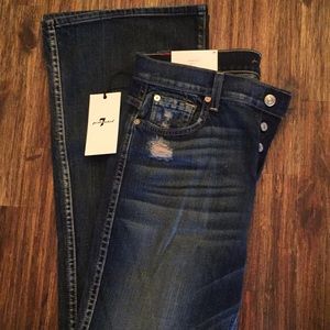 NWT 7 for all Mankind High Waist Vintage Bootcut